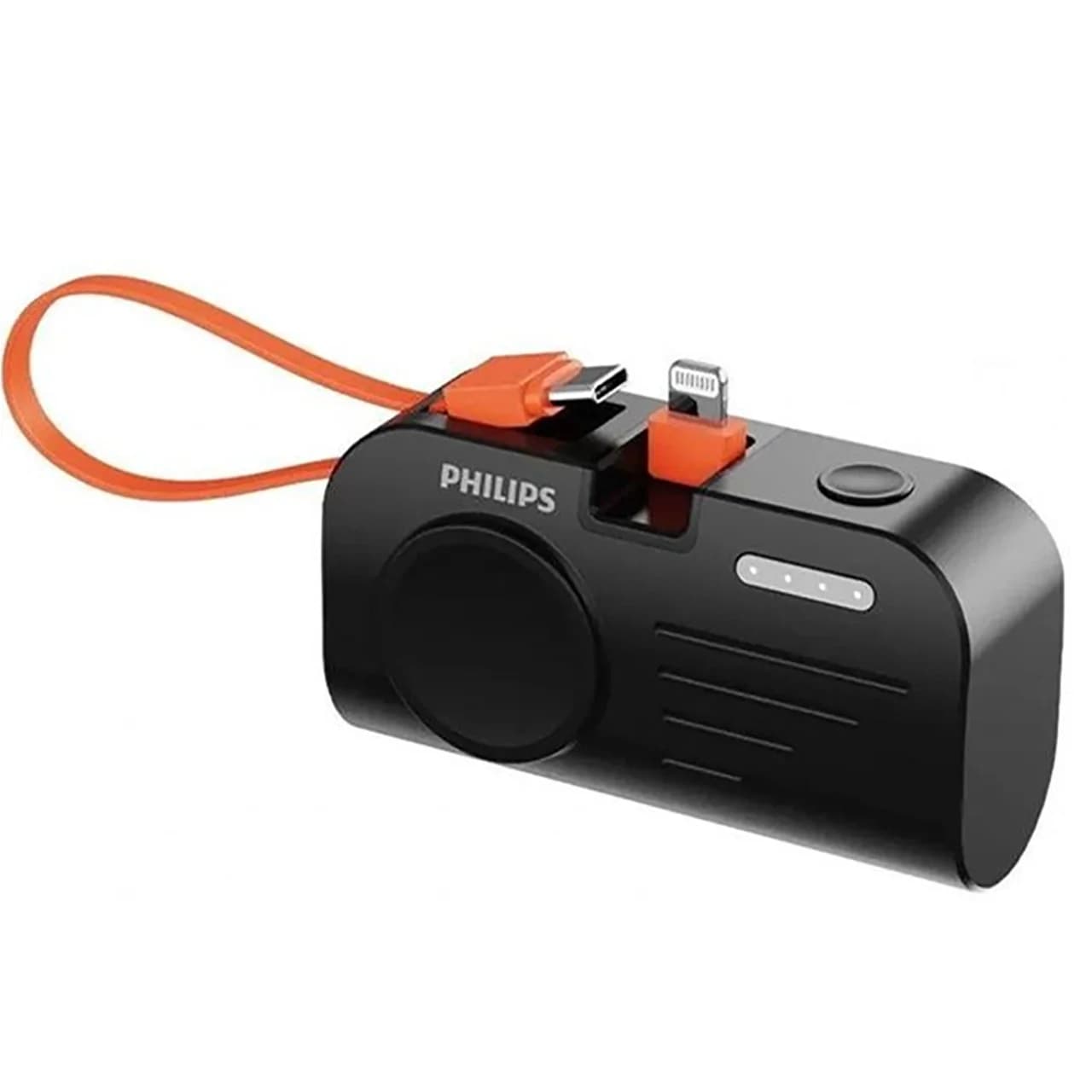پاوربانک PD و فست شارژ Philips 5000mAh مدل DLP2552VB 18W – مشکی (گارانتی دوساله سی آوا)