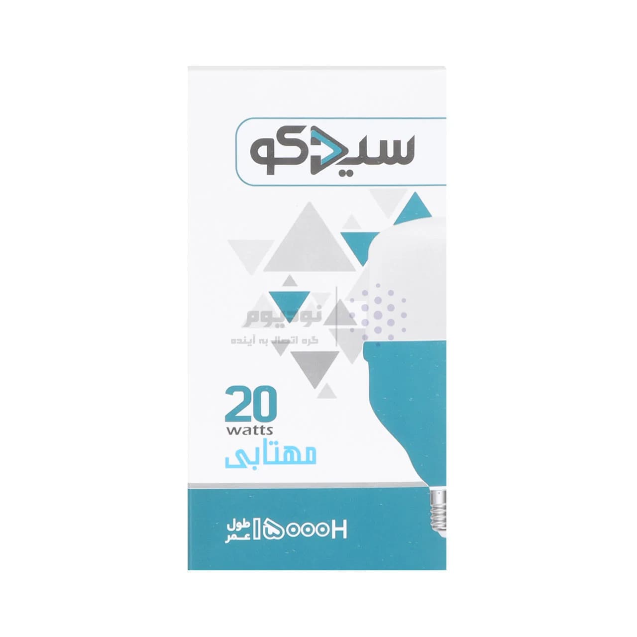 لامپ استوانه ای Sidco مدل E27 20W – مهتابی — تصویر ۵