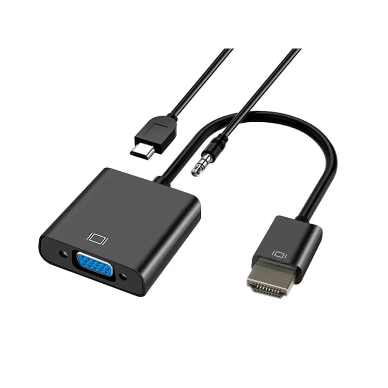 تبدیل HDMI به VGA همراه با کابل AUX و Micro USB — تصویر ۷
