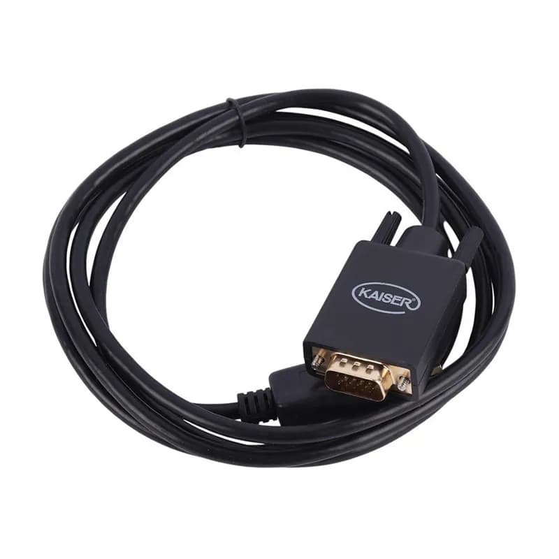 کابل تبدیل Display به VGA کایزر مدل K-624 به طول 1.8 متر — تصویر ۳