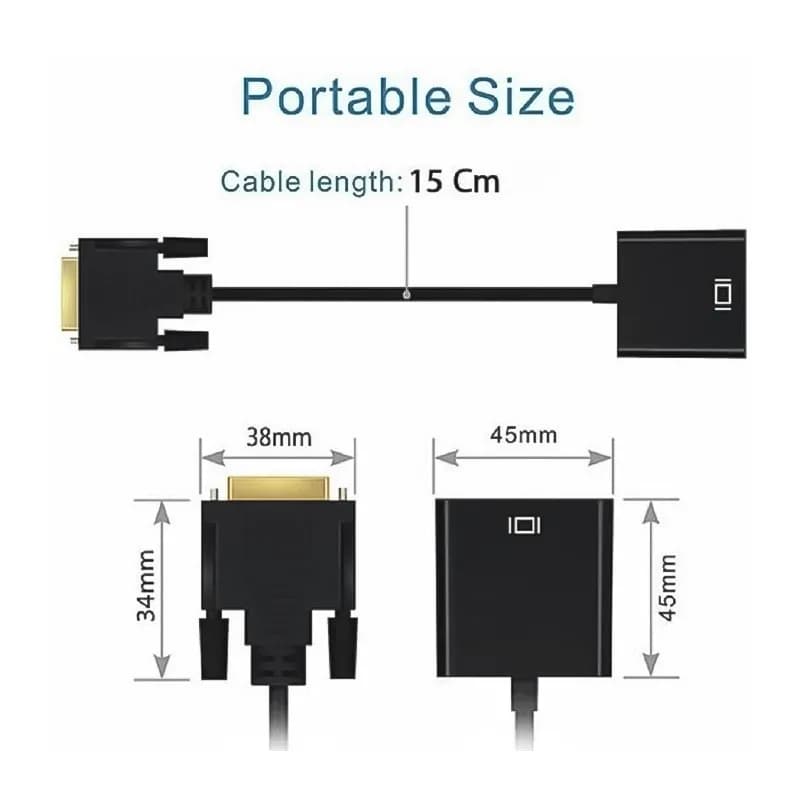 تبدیل DVI به VGA آی فورتک Ifortech — تصویر ۱۱