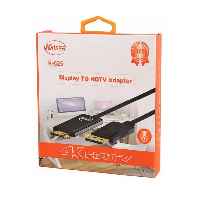کابل تبدیل Display به HDMI کایزر مدل K-625 به طول 1.8 متر — تصویر ۹