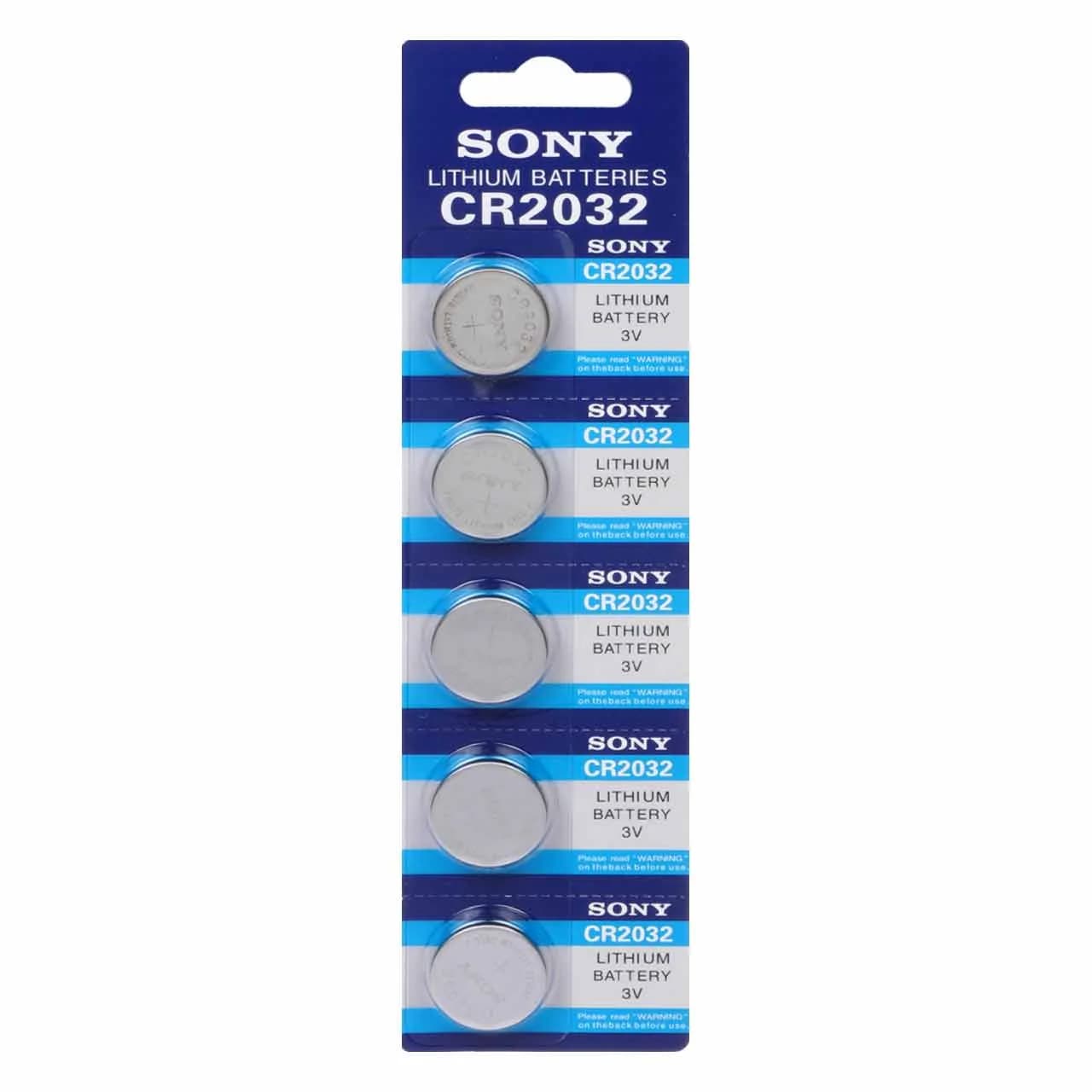 باتری سکه ای Sony مدل CR2032 – بسته 5 عددی – RYL — تصویر ۳