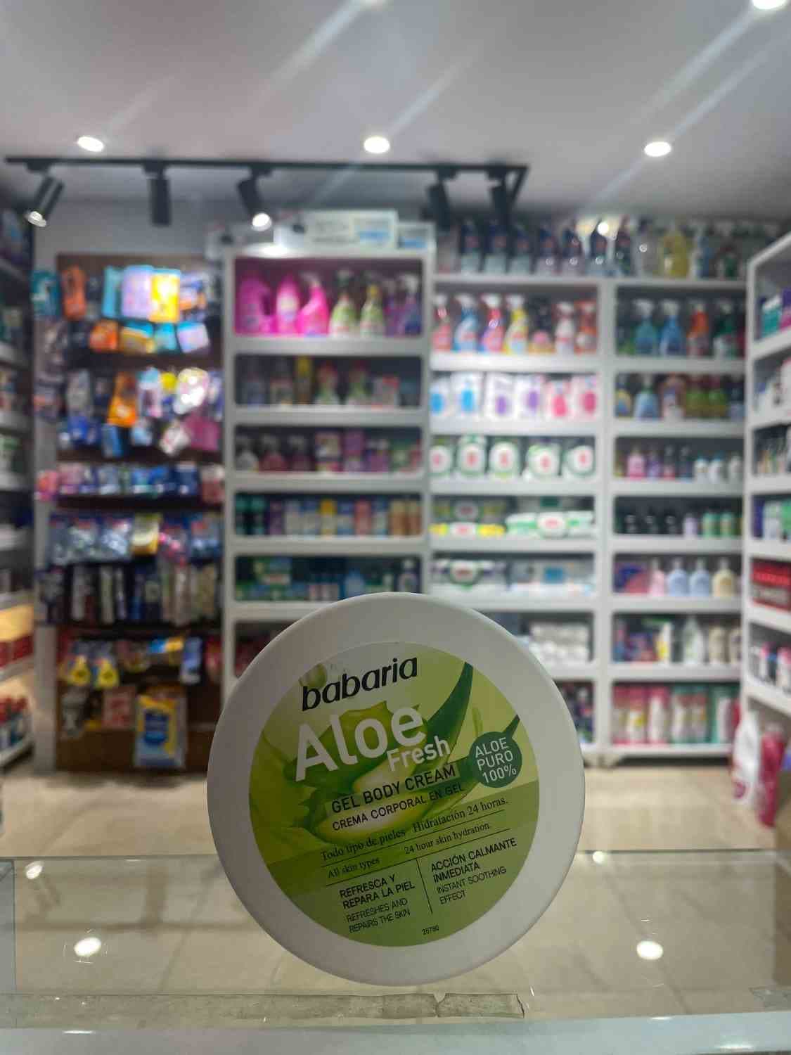 ژل کرم آبرسان و تسکیندهنده بدن آلوئهورا باباریا (Babaria Aloe Fresh Gel Body Cream) حجم ۴۰۰ میلیلیتر
