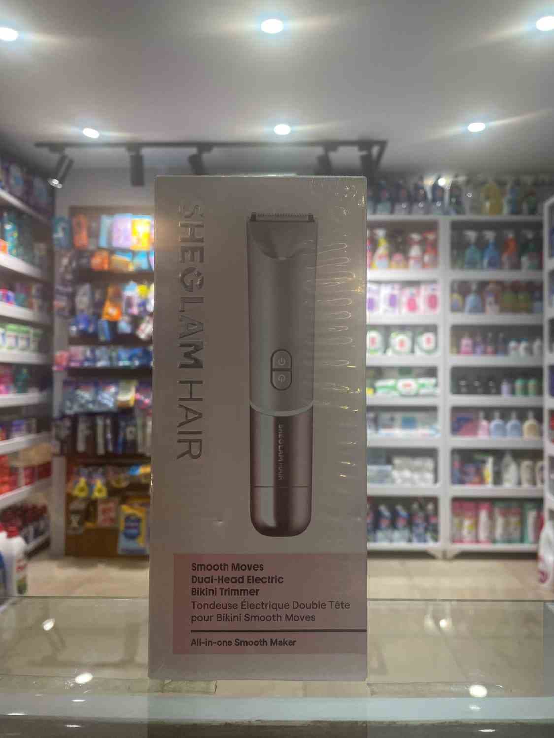ماشین اصلاح شارژی دوکاره بدن و بیکینی بانوان شیگلم (SHEGLAM HAIR Smooth Moves Dual-Head Electric Bikini Trimmer) — تصویر ۳