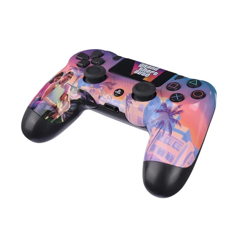 دسته بازی بی سیم PlayStation 4 PlayX طرح کاستوم GTA VI — تصویر ۸