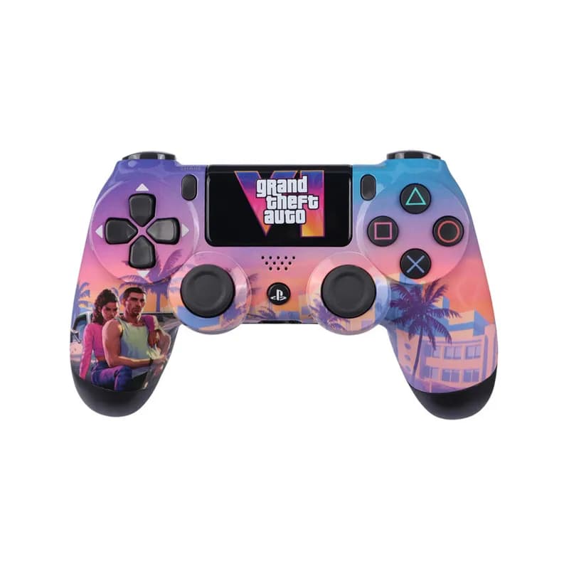 دسته بازی بی سیم PlayStation 4 PlayX طرح کاستوم GTA VI