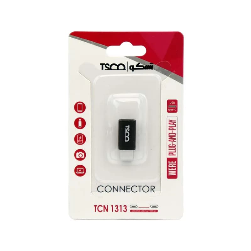 تبدیل OTG میکرو USB به تایپ سی تسکو مدل TCN 1313 — تصویر ۱۰