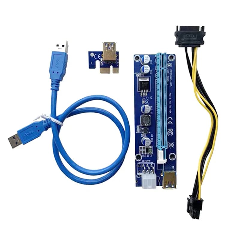 رایزر کارت گرافیک USB3.0 مدل گلد آبی Ver 009S