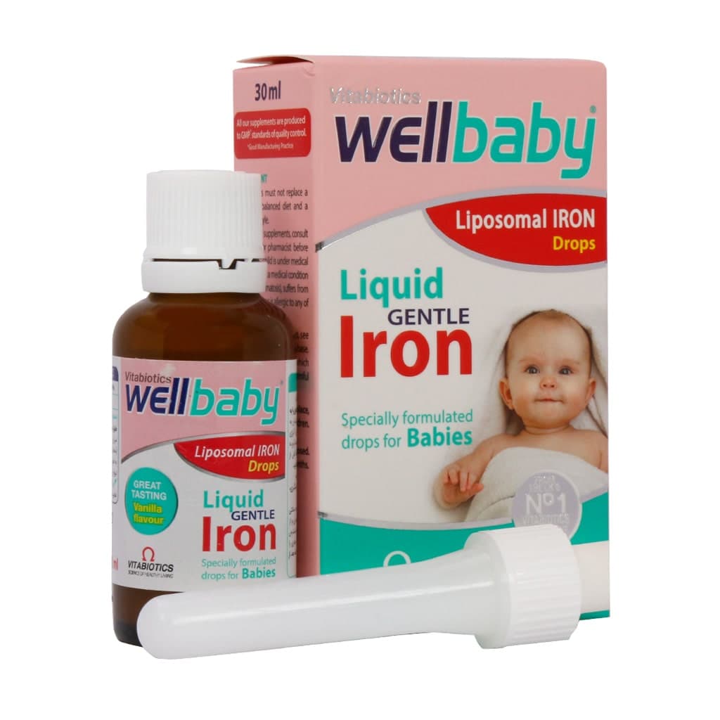 قطره آهن ول بیبی ویتابیوتیکس/WELL BABY VITABIOTICS