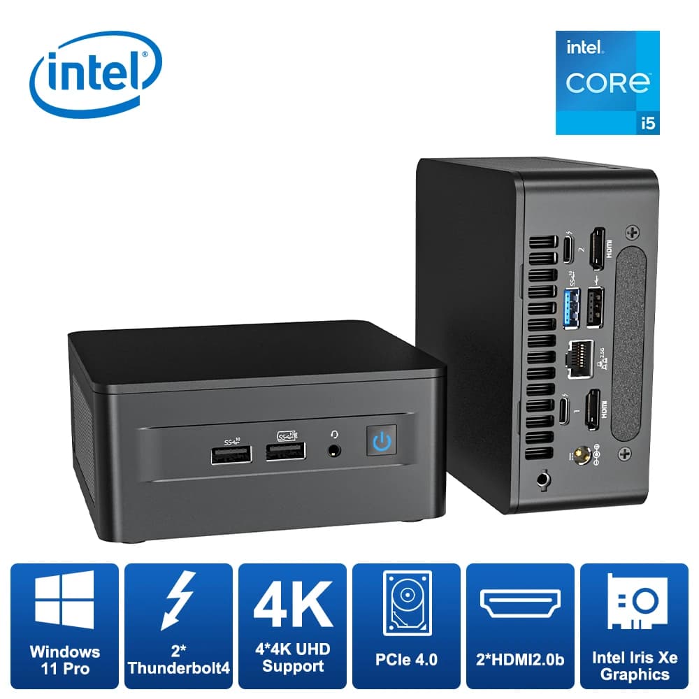 کامپیوتر کوچک اینتل مدل NUC12WSHi3 (16-512) — تصویر ۸