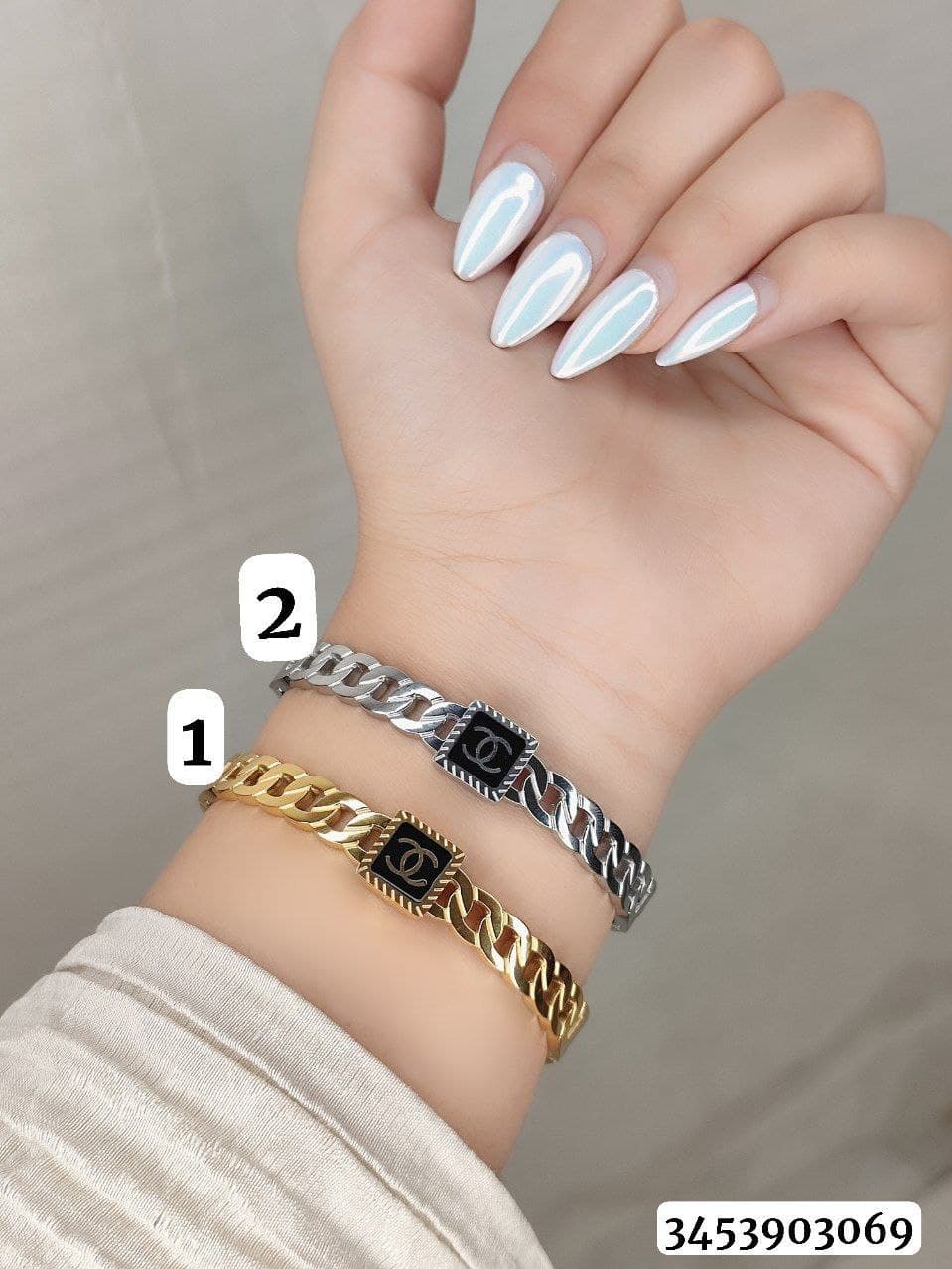 تکدست دخترانه استیل طرح شنل CHANEL کیفیت عالی رنگ ثابت کد 1217045