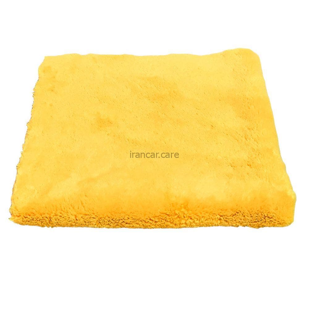 بسته 5 عددی حوله مایکروفایبر زرد رویال دیتیل مدل ROYAL DETAIL 40*40 Microfiber Towel — تصویر ۷