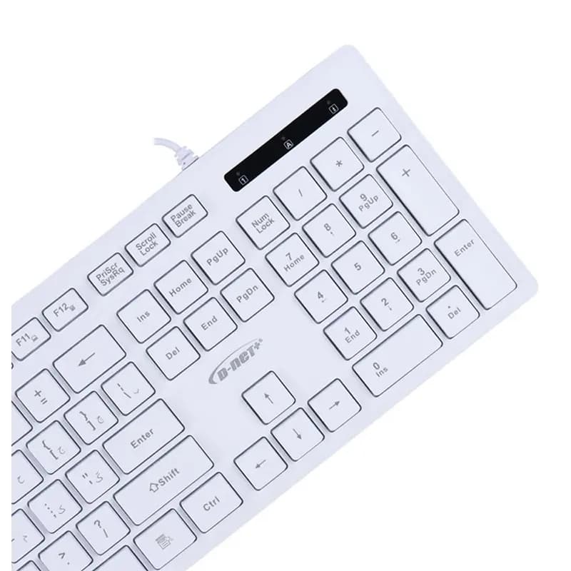 کیبورد و ماوس سیم دار دی نت مدل D-Net DT-998 — تصویر ۱۱