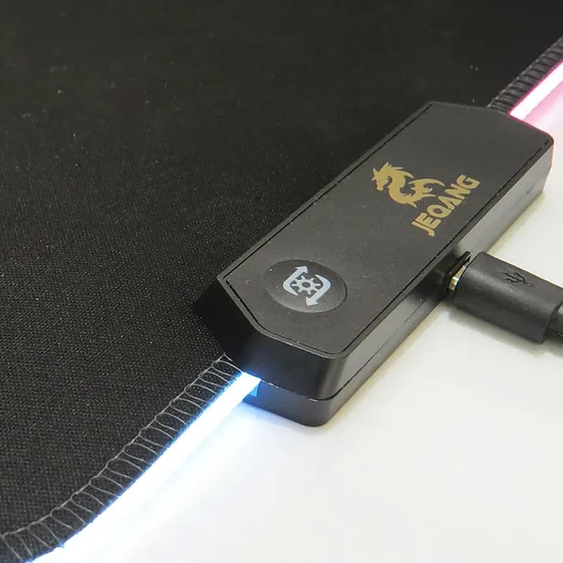 ماوس پد گیمینگ جکنگ مدل JM-112 با نورپردازی RGB — تصویر ۸