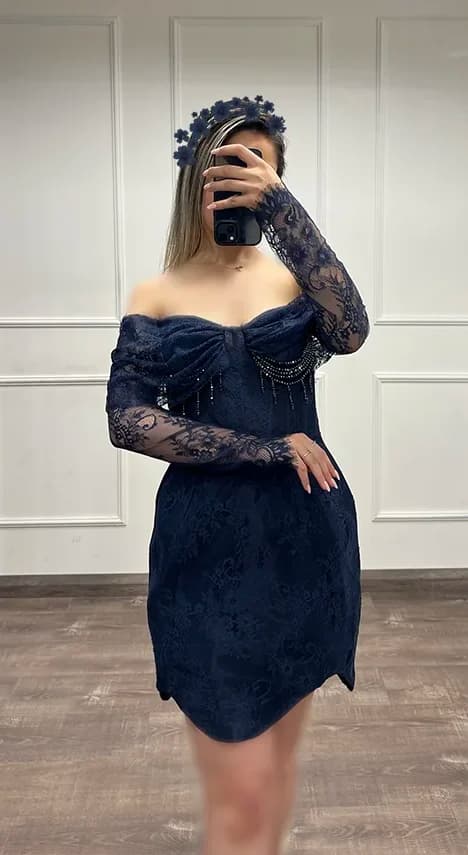 ماکسی مجلسی زنانه استایل Ad68 Style — تصویر ۵