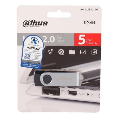 فلش مموری داهوا مدل U116 USB2.0 ظرفیت 32 گیگابایت