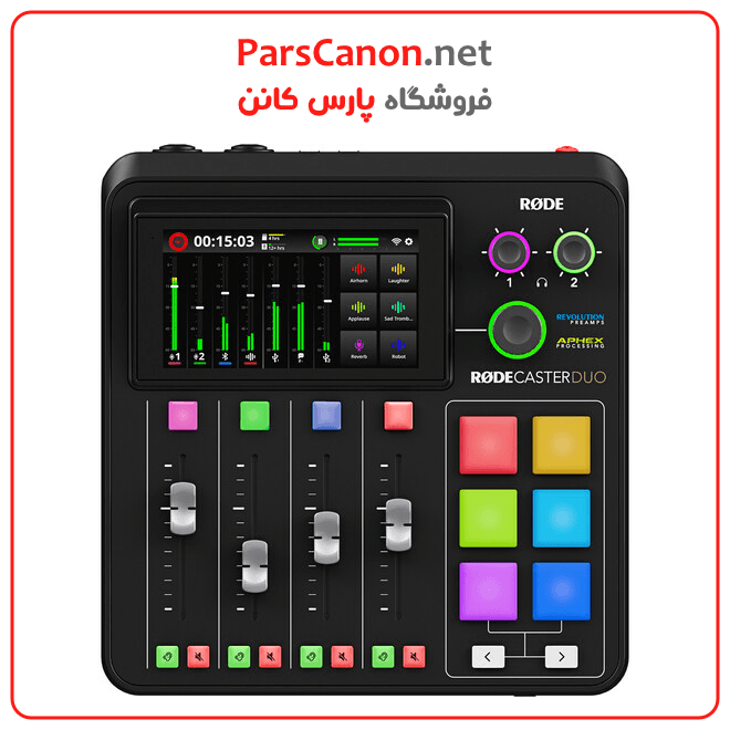 استودیوی تولید صوتی یکپارچه RODE RODECaster Duo Integrated Audio Production Studio (Black) — تصویر ۶