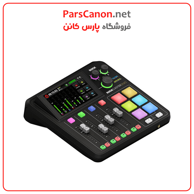 استودیوی تولید صوتی یکپارچه RODE RODECaster Duo Integrated Audio Production Studio (Black) — تصویر ۲