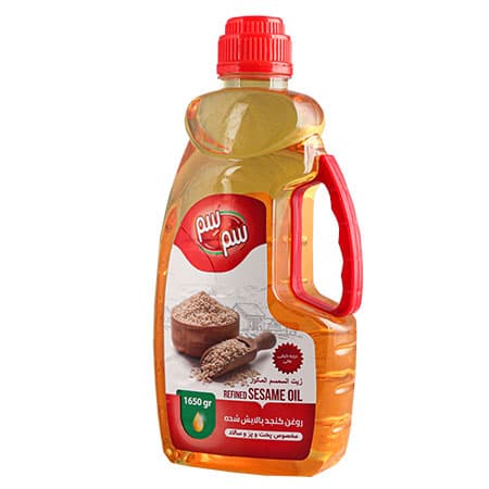 روغن کنجد پالایش شده آب حيات مقدار 1650 گرم