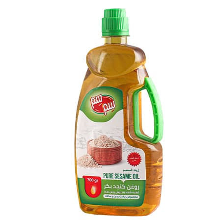 روغن کنجد بکر آب حيات مقدار 700 گرم — تصویر ۲
