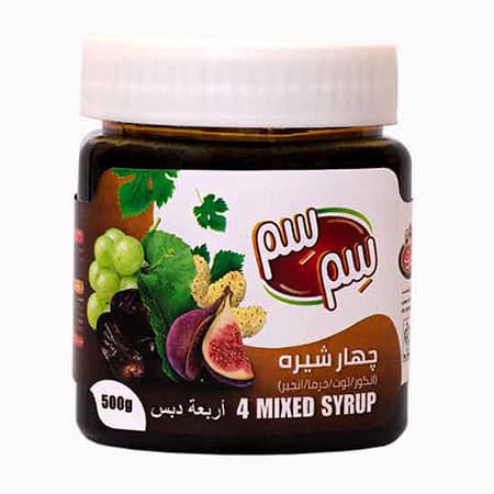 چهار شیره آب حیات وزن 500 گرم