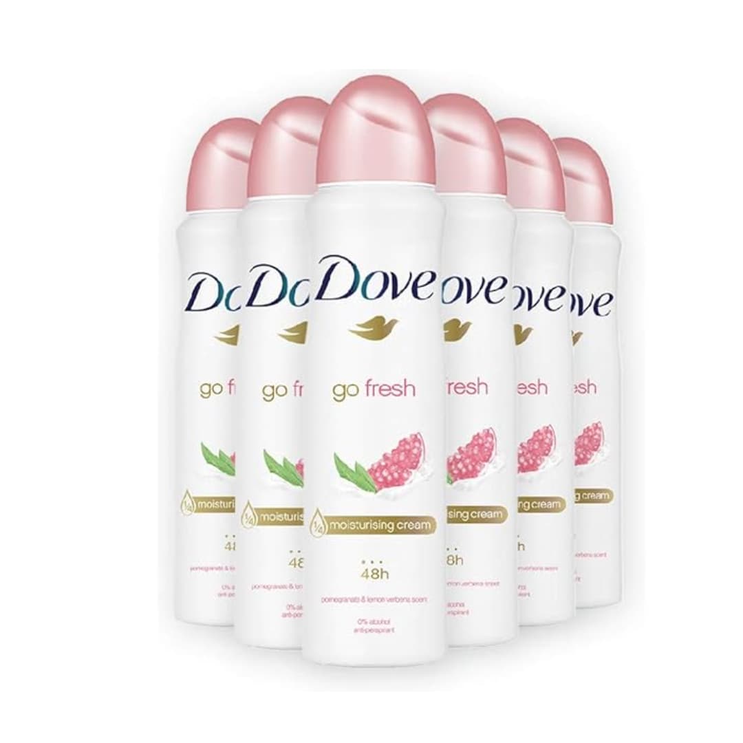 اسپری زیر بغل داو زنانه با رایحه انار و گیلاس لیمویی Dove — تصویر ۹