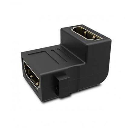 تبدیل برل HDMI دو سر مادگی کی لینک مدل 90 درجه