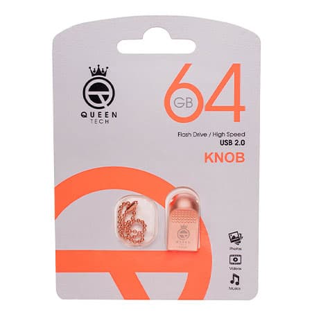 فلش مموری کوئین تک مدل KNOB ظرفیت 64 گیگابایت