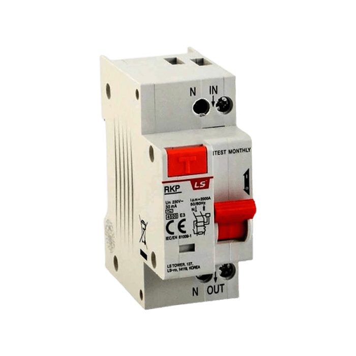 محافظ جان RCBO تکفاز 32 آمپر LS — تصویر ۲