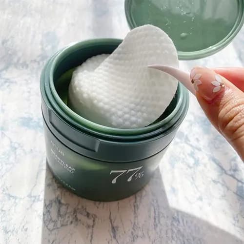 تونر پد پاک کننده و تسکین دهنده آنوا 77% Heartleaf — تصویر ۷