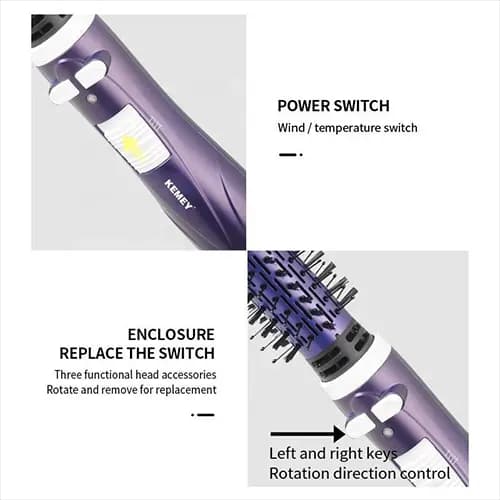 سشوار چرخشی کیمی KM-813 KEMEI — تصویر ۵
