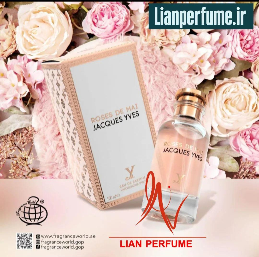 ادکلن لویی ویتون رز د مای فراگرنس ورد 100 میل کمپ د رز ژاک ایو Roses de mai