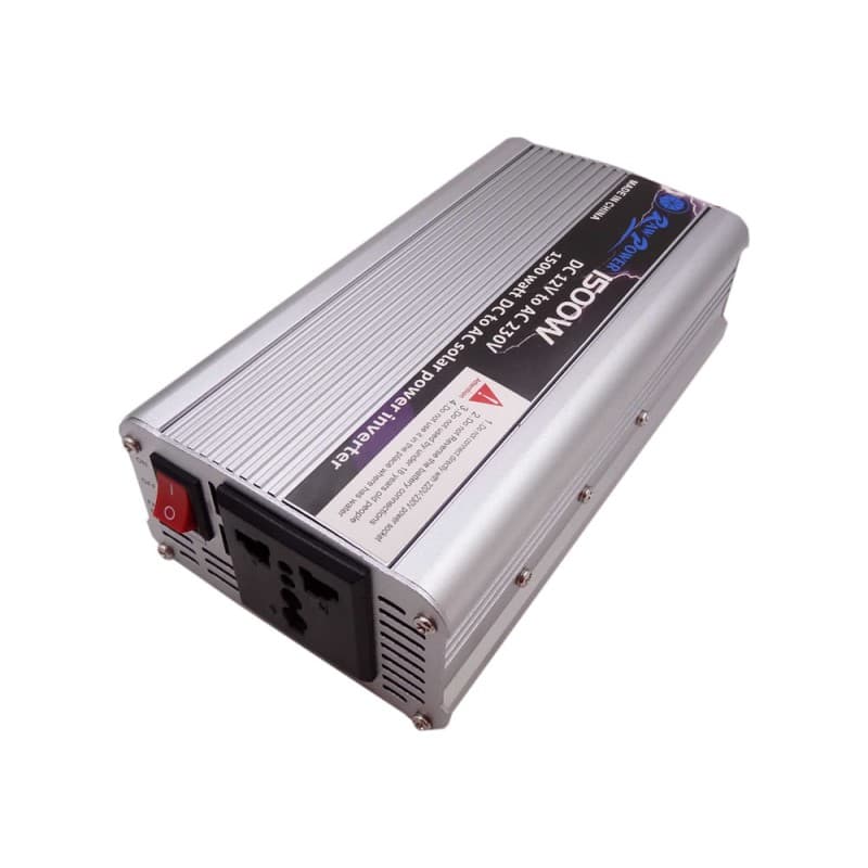 مبدل برق خودرو (مبدل 12VDC به 220VAC) 12V 1500W مارک RAW POWER — تصویر ۶