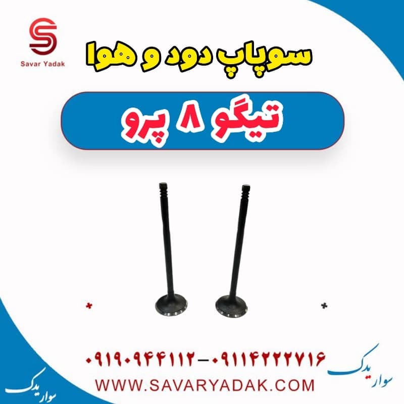 سوپاپ دود و هوا تیگو 8 پرو