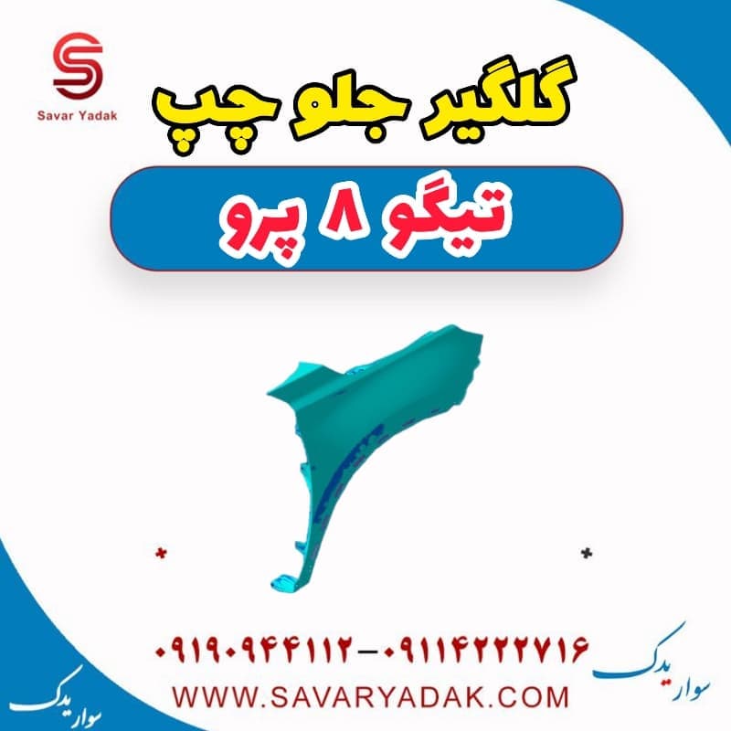 گلگیر جلو چپ تیگو 8 پرو — تصویر ۲