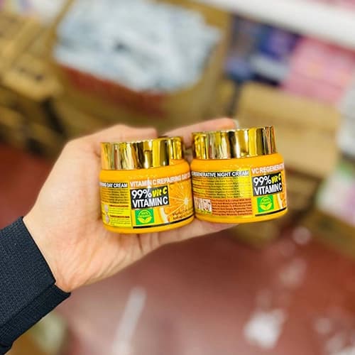 ست کرم شب و روز ویتامین سی وکالی wokali حجم 50 گرم — تصویر ۹