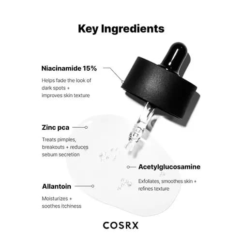سرم نیاسینامید 15 کوزارکس Cosrx حجم 20 میلی‌لیتر — تصویر ۸