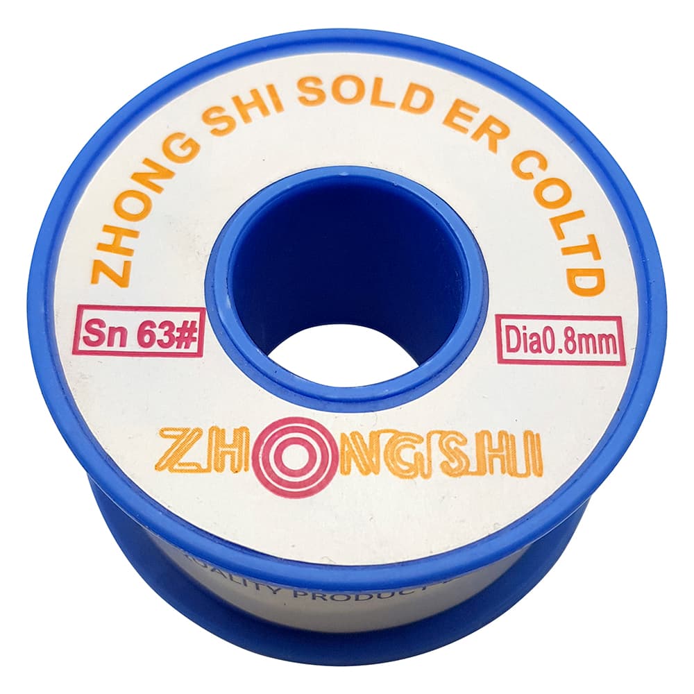 سیم قلع ZHONGSHI 63/37 0.8m 100gr
