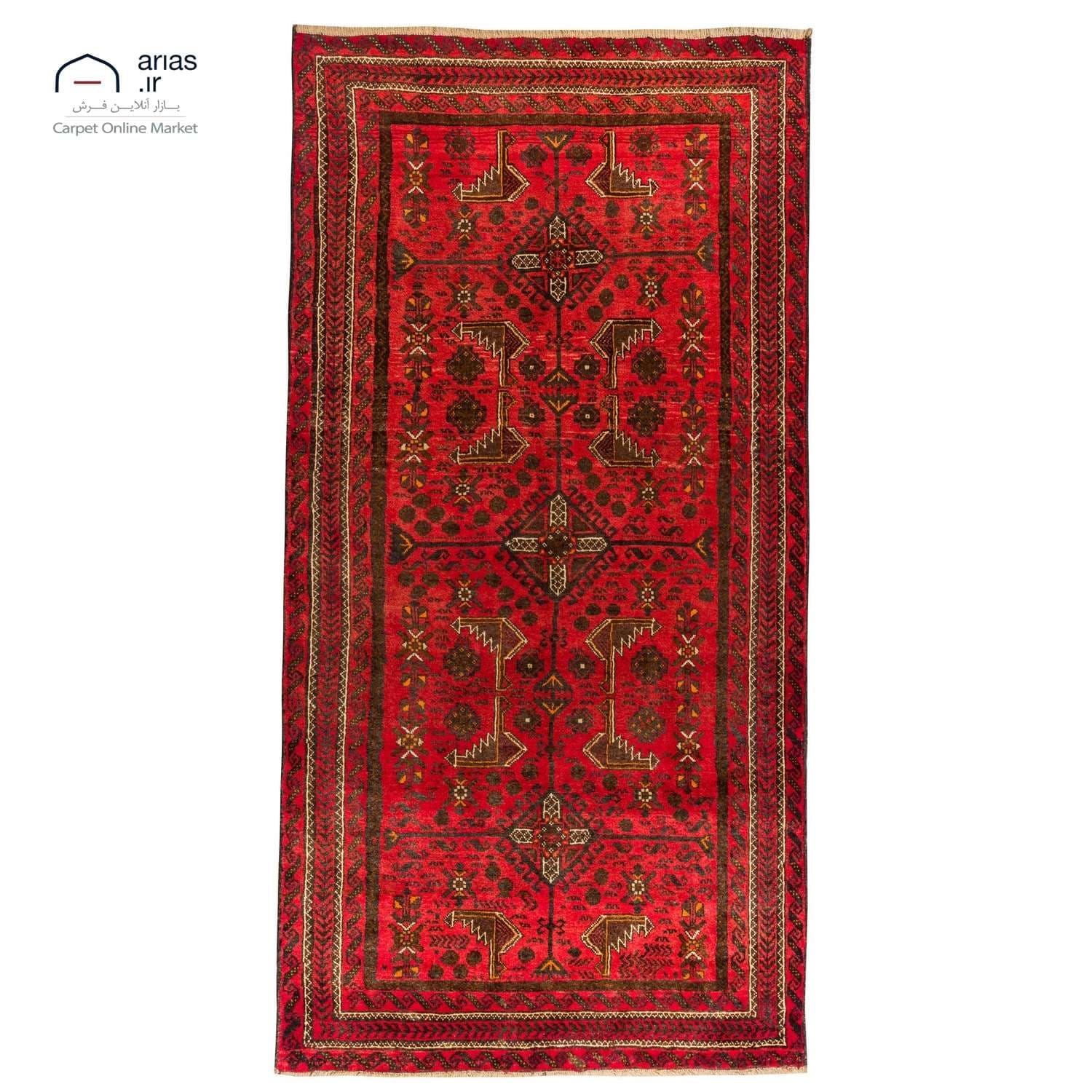 فرش دستباف 2 و نیم متری بلوچ کد D18155 — تصویر ۲