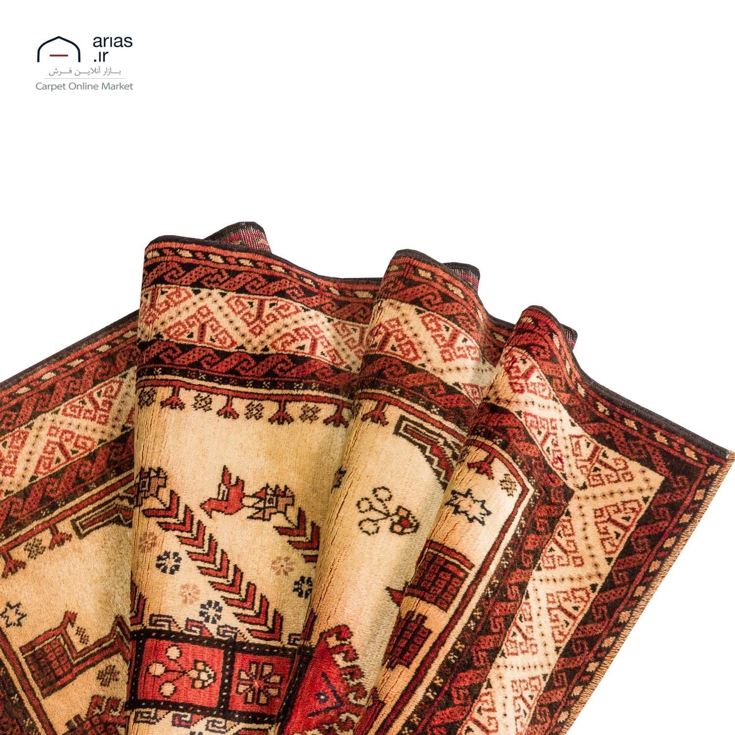 فرش دستباف 2 متری بلوچ کد D18154 — تصویر ۷