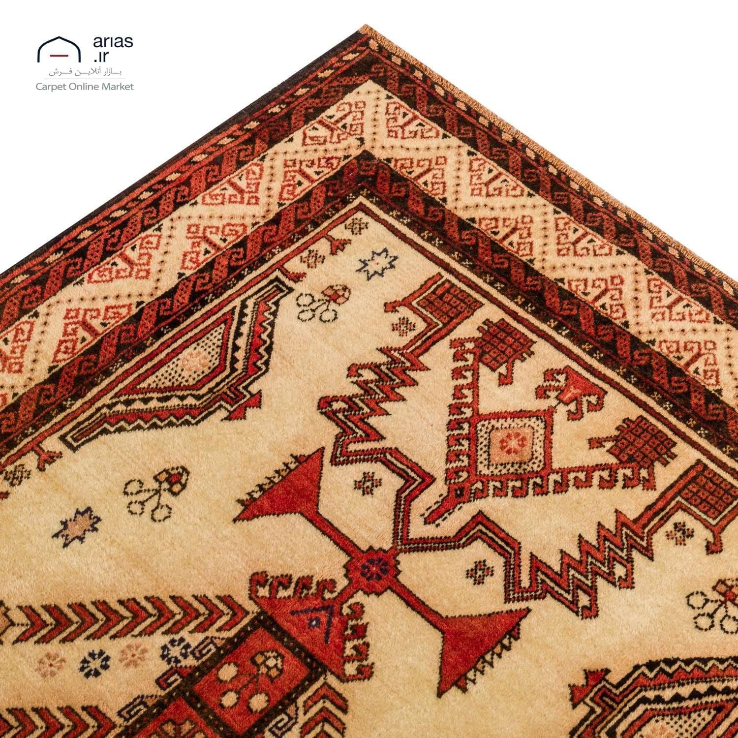 فرش دستباف 2 متری بلوچ کد D18154 — تصویر ۵