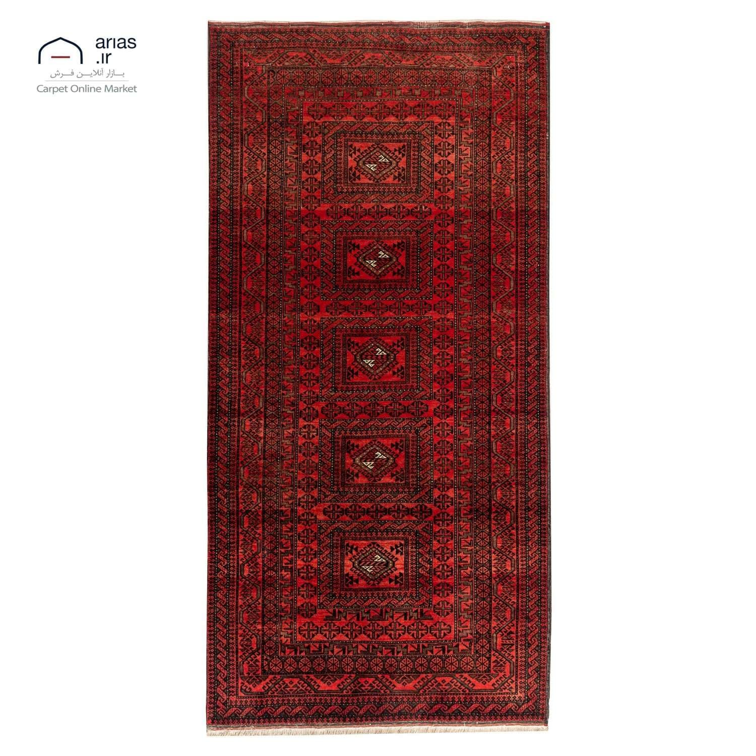 فرش دستباف 2 و نیم متری بلوچ کد D18153 — تصویر ۲