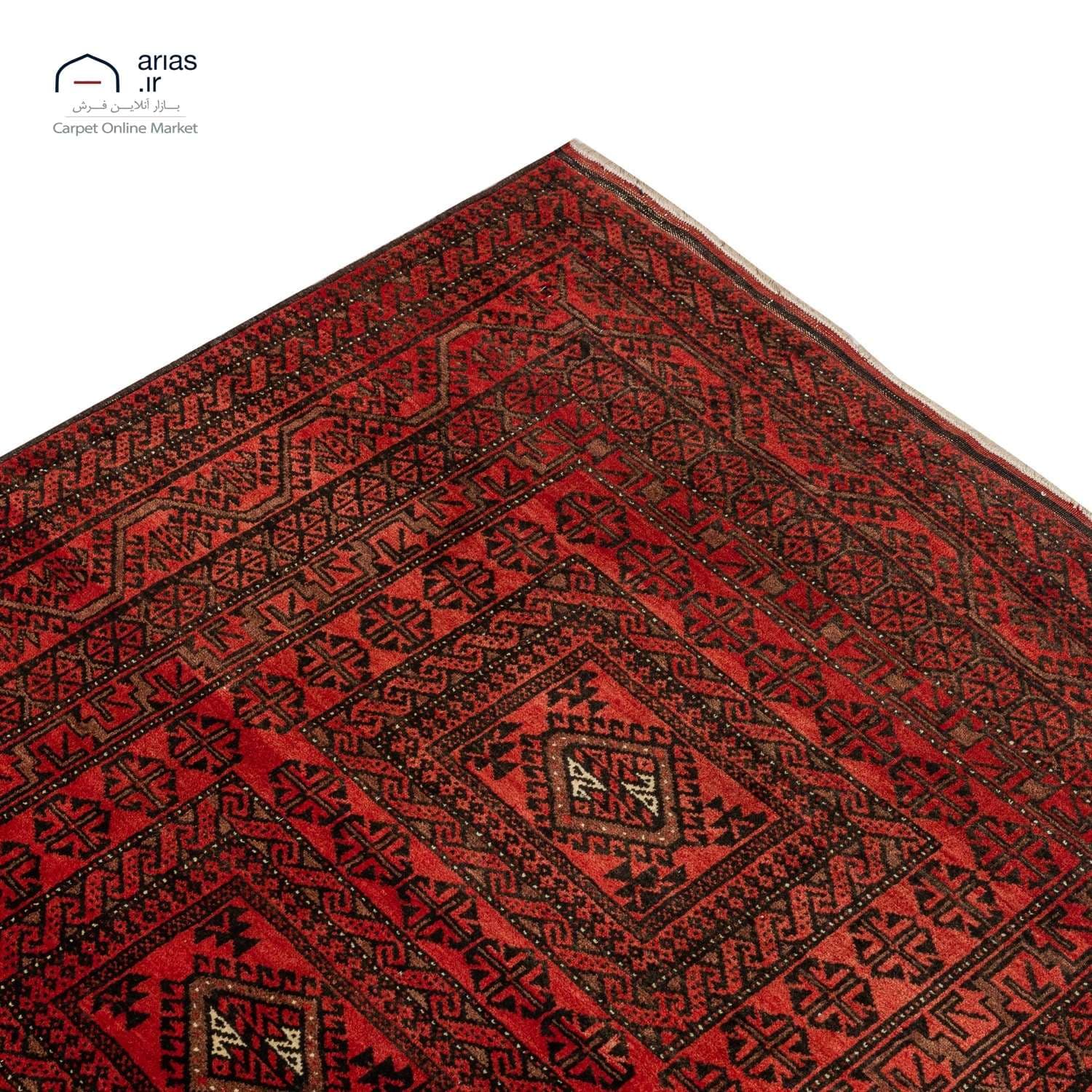 فرش دستباف 2 و نیم متری بلوچ کد D18153 — تصویر ۵