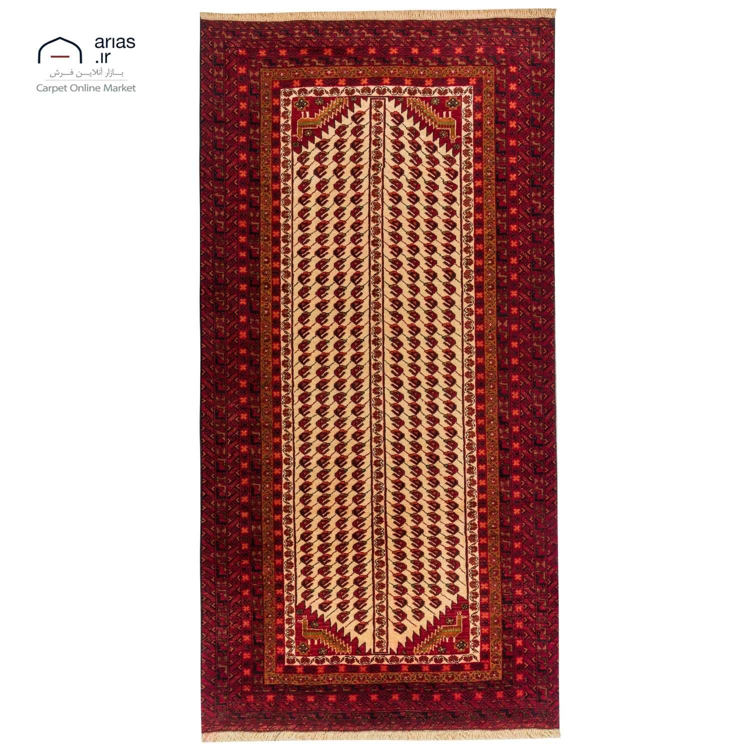 فرش دستباف 2 و نیم متری بلوچ کد D18143