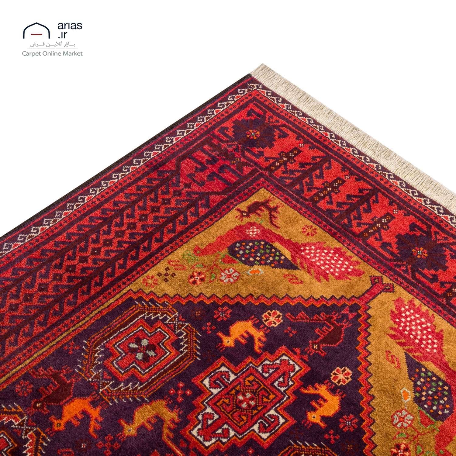 فرش دستباف 2 متری بلوچ کد D18142 — تصویر ۵