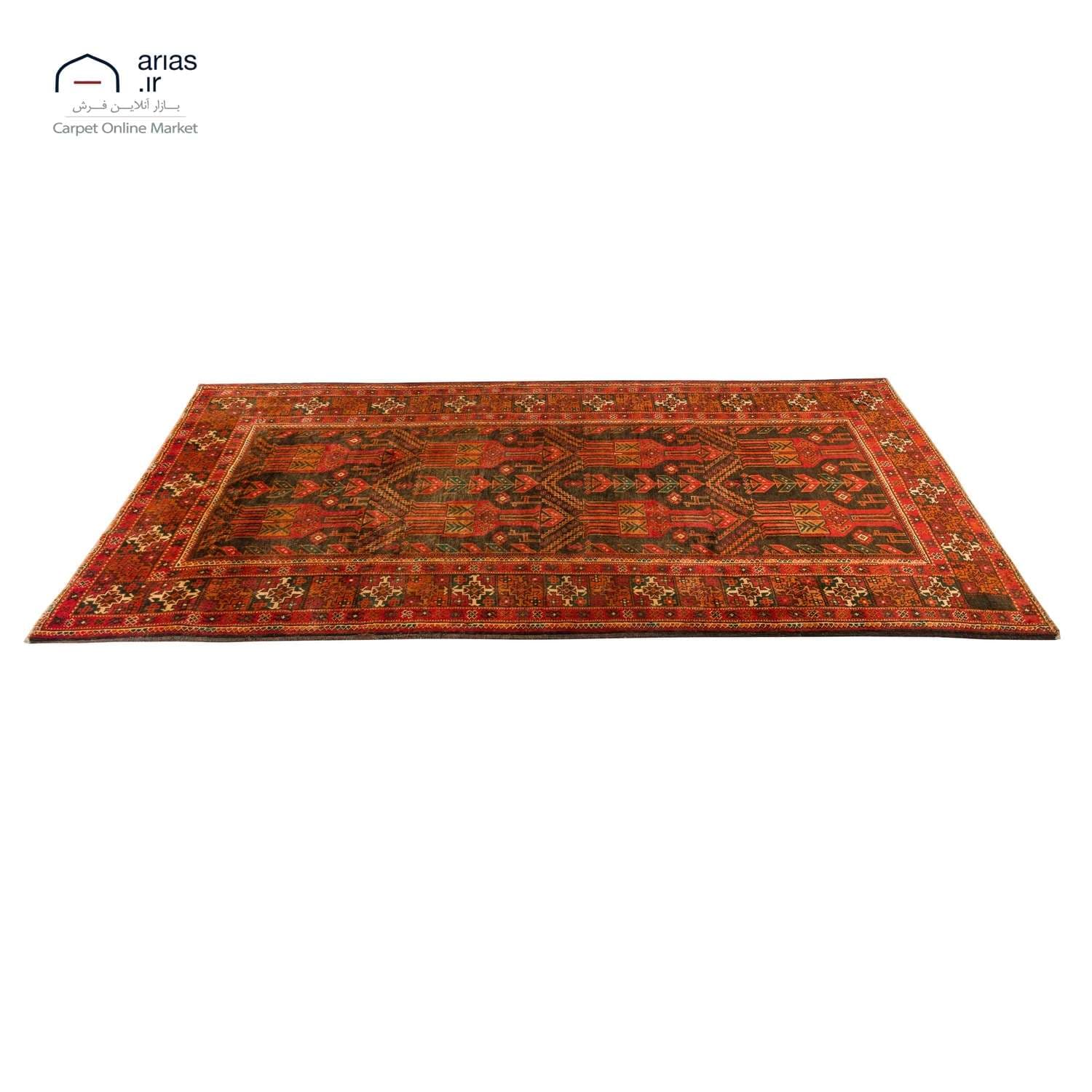 فرش دستباف 3 و نیم متری بلوچ کد D18139 — تصویر ۳