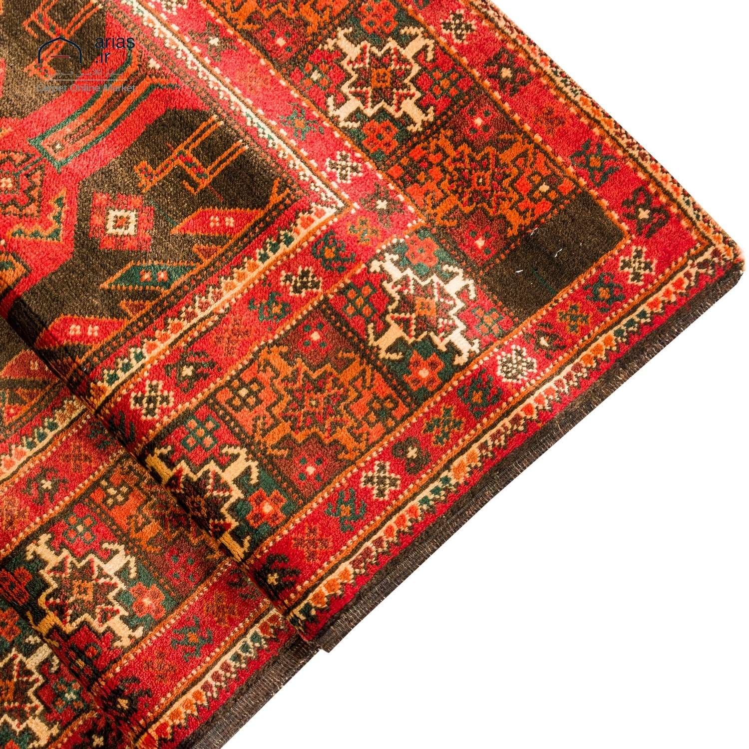 فرش دستباف 3 و نیم متری بلوچ کد D18139 — تصویر ۷