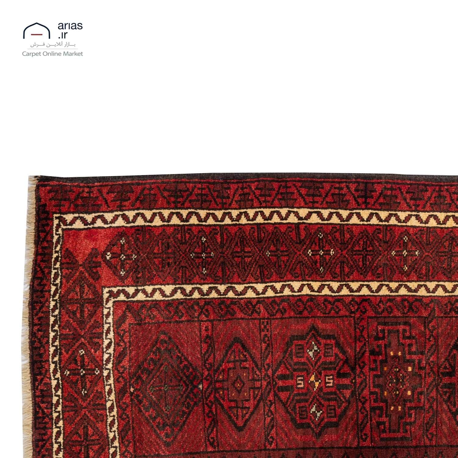 فرش دستباف 3 متری بلوچ کد D18129 — تصویر ۶