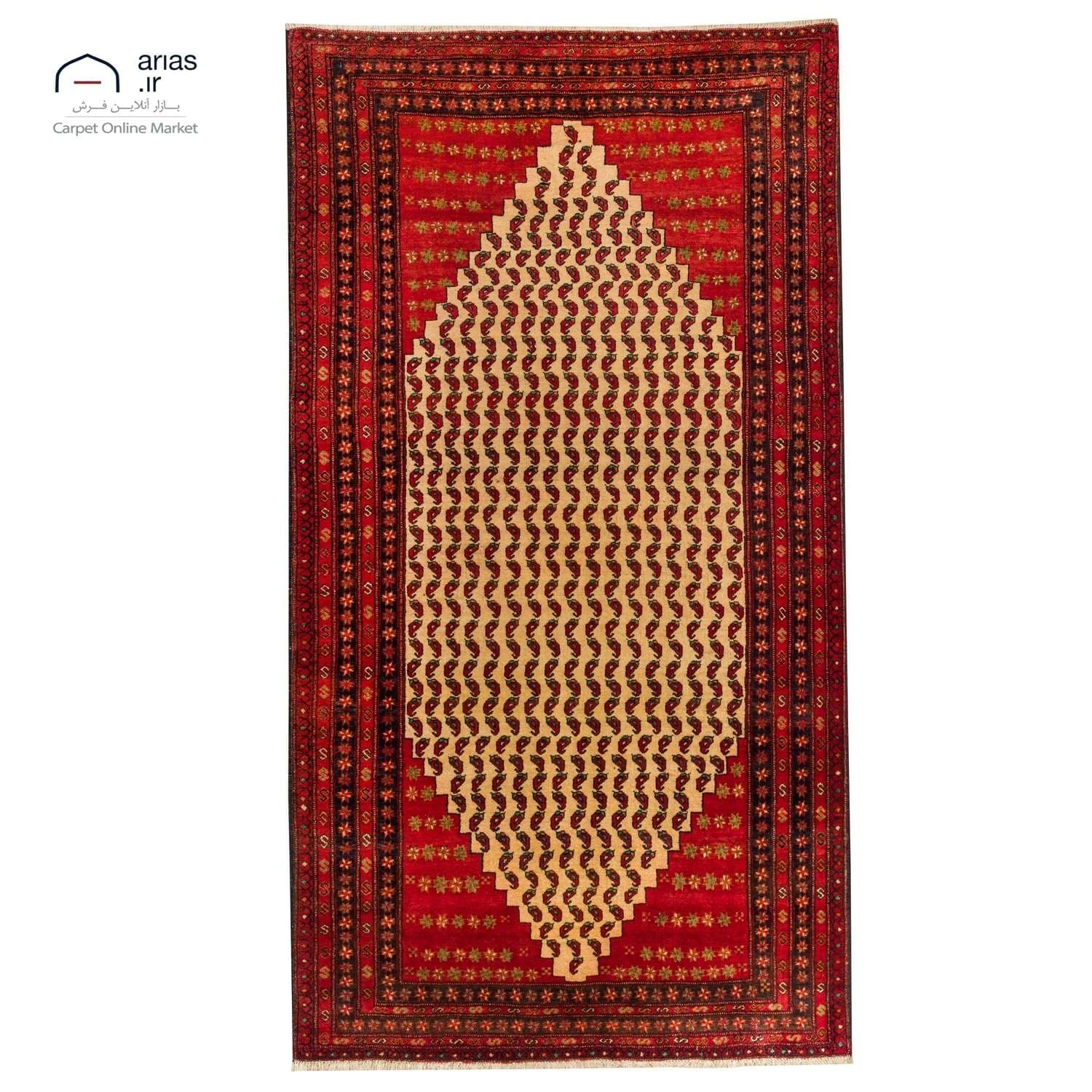 فرش دستباف 2 و نیم متری بلوچ کد D18121 — تصویر ۲